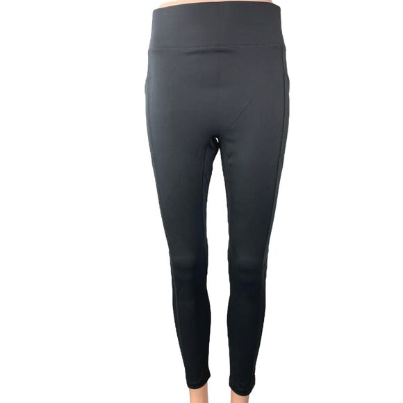 Bandier x All Access Black Mid Rise Workout Yoga Athletic Leggings Pants Size L - Picture 1 of 4